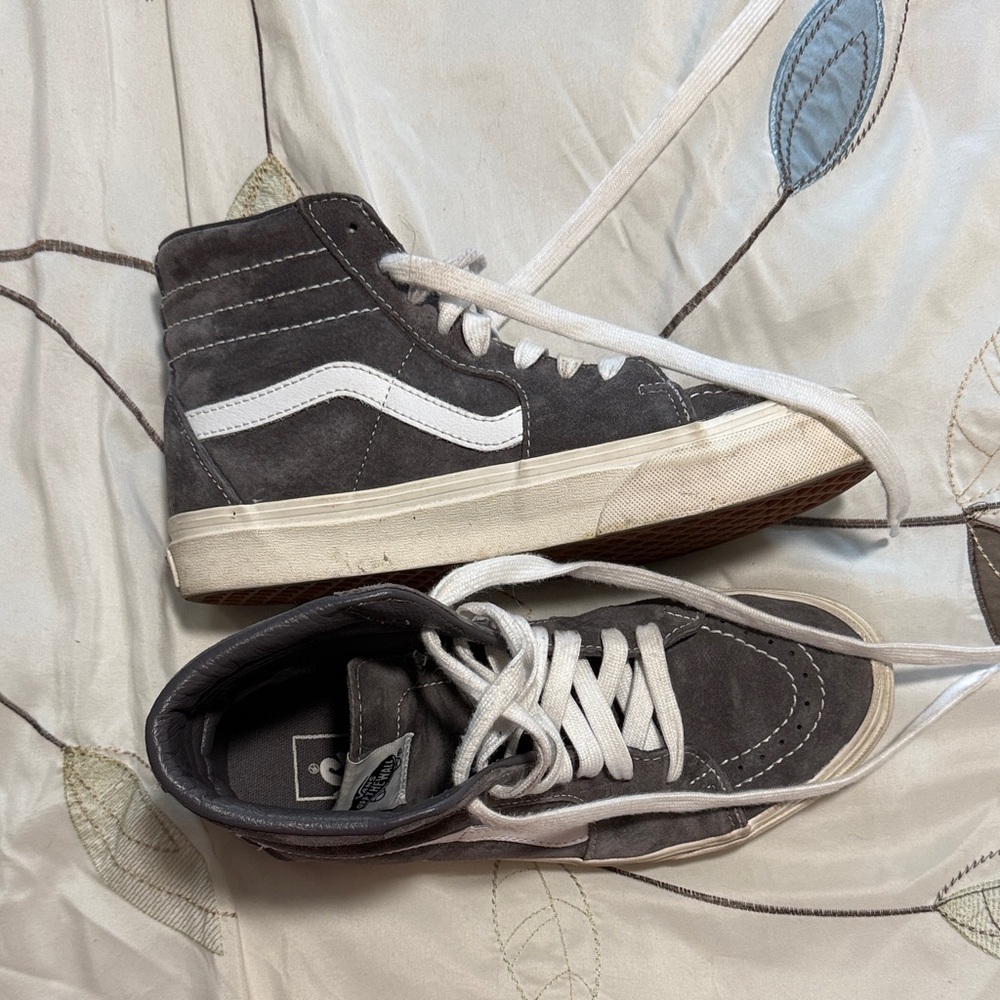 Vans Charcoal High-Top Sneakers